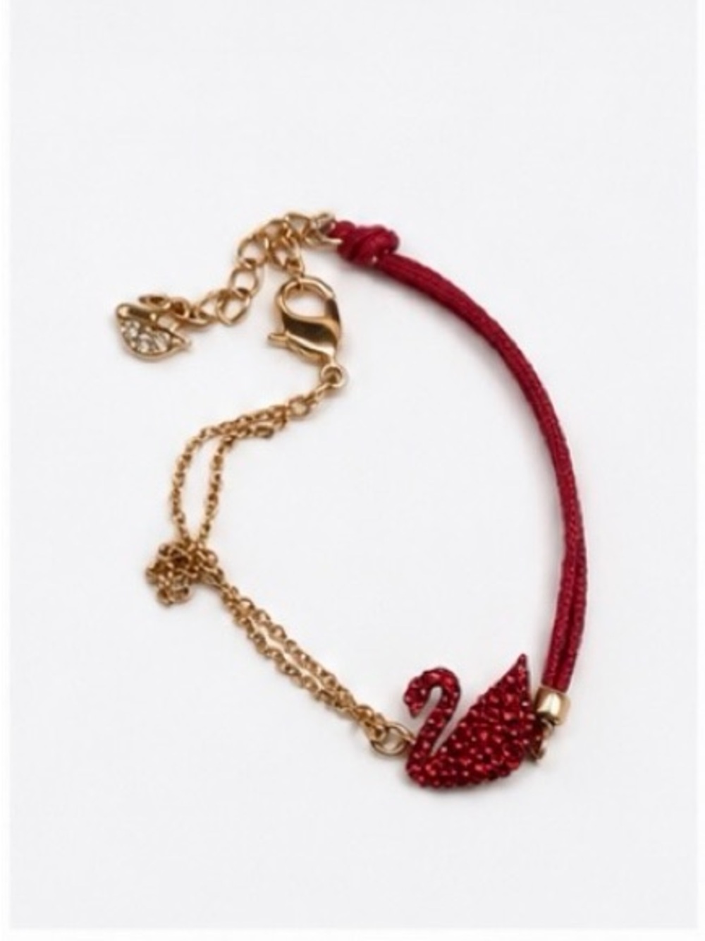swarovski Red Swan Charm Bracelet - Women Jewelry